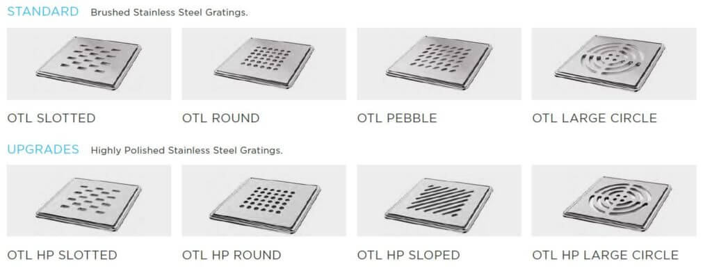 Square Grate Options