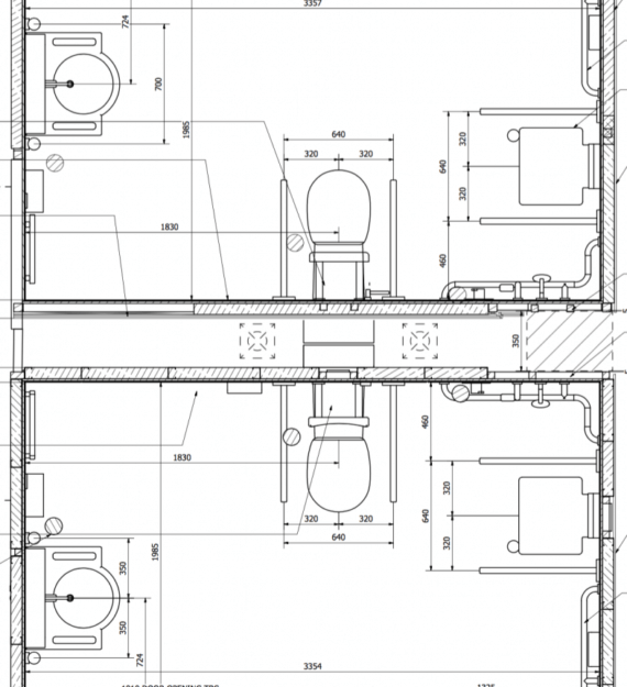 DNRC Case Study | Bathroom layout