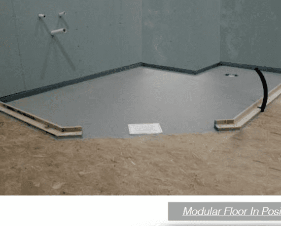 on the level | modular floor | flooring in position