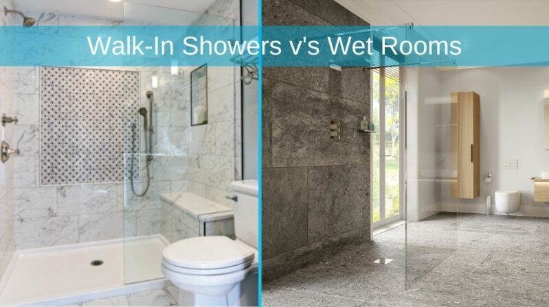 What is the difference between a Walk-In Shower and a Wet Room